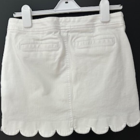 Lilly Pulitzer White Colette Denim Skort - Picture 2 of 7